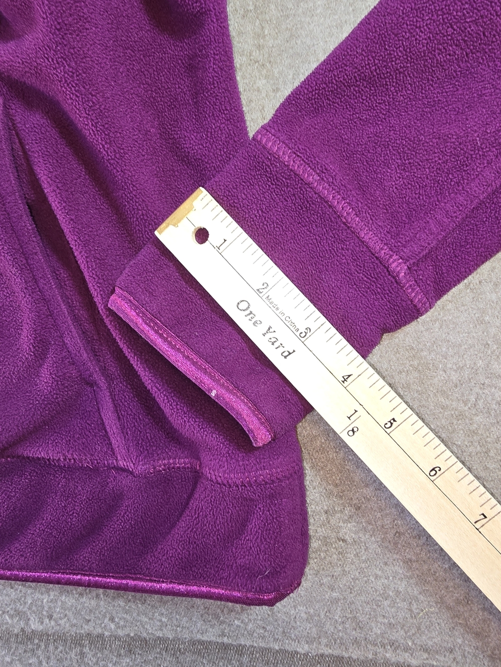 Nike Womens Therma-Fit Purple Quarter-Zip Fleece Pullover XS - Picture 9 of 13